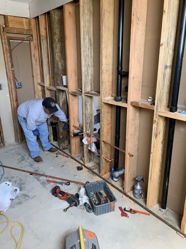 Commercial rough-in plumbing for Gas Line Repair in Hogestown
